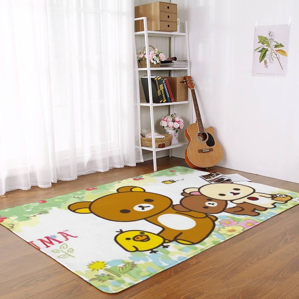 RilakkumaS Floor Mats Home Laundry Rug Carpet For Living Room Decor Lounge Area Anti-slip Foot Mat Entrance Doormat