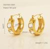 18K Gold-Plated Zircon Earrings: Elegant, Fashionable, and Versatile
