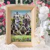 20Sheets PET Flower Fence Theme Retro Sticker Material Stickers Gift Packaging Set Handbooks Background DIY Decoration Book