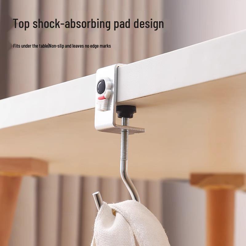 Removable Strong Load-Bearing Hook for Desks & Backpacks