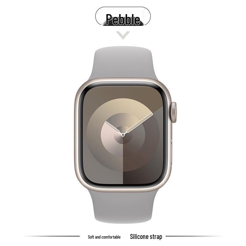 Kompatibles Silikonarmband für Apple Watch Series 8, 9, 10 und 11 - Neues Standardmodell für Mädchen (S)