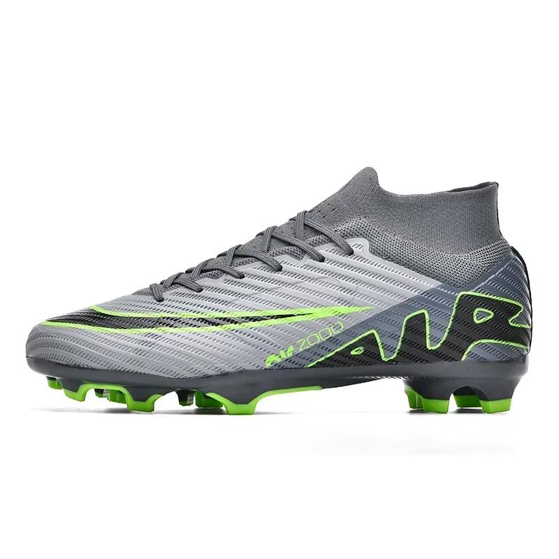 Outdoor Turf Men Football Shoes Society Cleats TF/FG Soccer Shoes Indoor Training Football Field Boots Non Slip Fast Sneaker