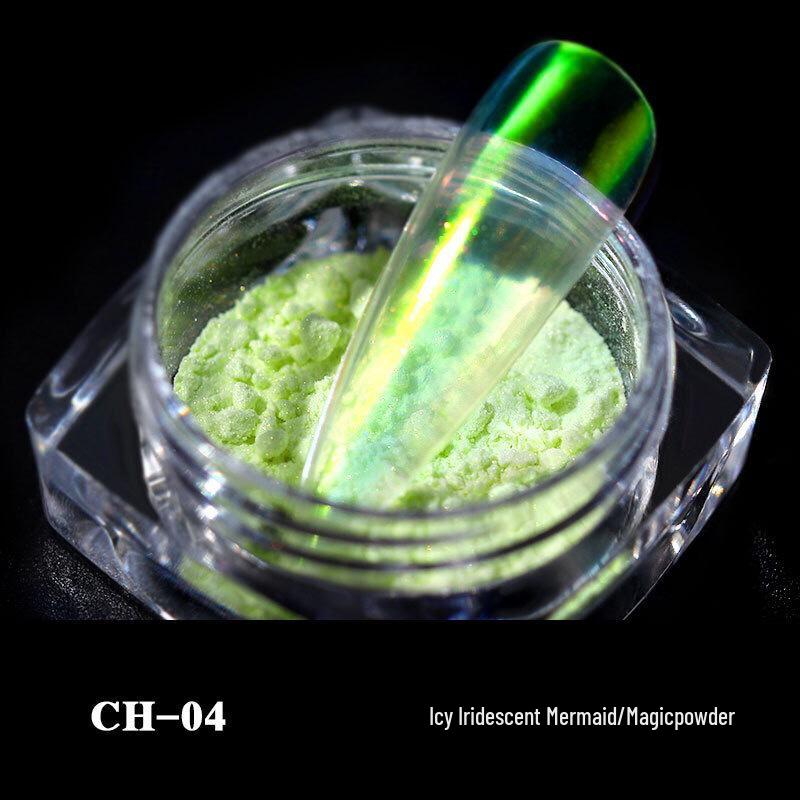 Nail Art Set: Internet Celeb Fairy Aurora, Mermaid Pink, Shell Iridescent, Starry Sky, and Fairy Pink Accessories.