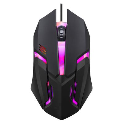 USB Wired Mouse DPI Colourful Breathing Backlight with Ergonomic Design Mice