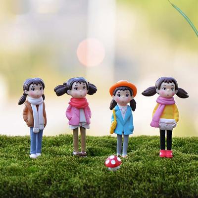 Home Decor PVC Micro Landscape Fairy Garden Moss Small Statue Miniatures Ornaments Figurines