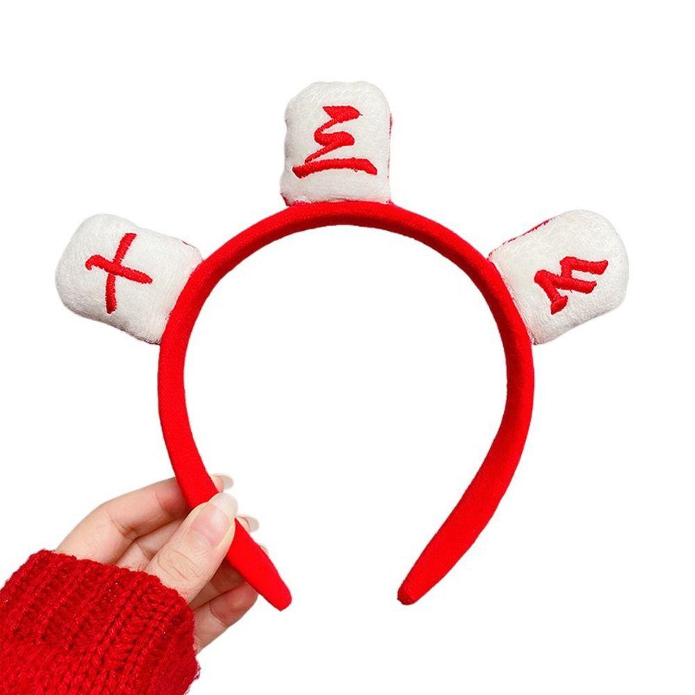 Winter For Girls Chinese Characters Korean Head Wrap Hair Hoop Women Hairband Mahjong Headband