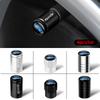 Car Tire Valve Stem Caps Car Wheel Tyre Air Valve Covers For Ford MUSTANG Edge TAURUS ST Fiesta Mondeo SHELBY Fusion Escape Kuga knsh65