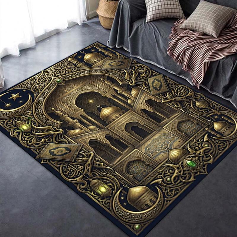 2025 New Muslim Carpet Rug for Living Room Bedroom Home Sofa Decoration,Kids Play Non-slip Floor Mat123