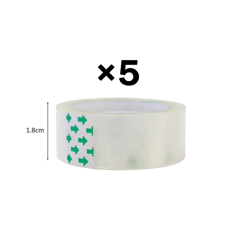 1-10 Rolls See Through Tape Refills Clear Tape Refills for Dispenser Invisible Tapes for Office Home School Supplies 18/12/8mm
