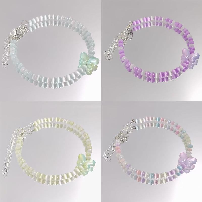 Super Divine Cat Eye Quartz Crystal Bracelet - Delicate Beaded Handcrafted Bracelet