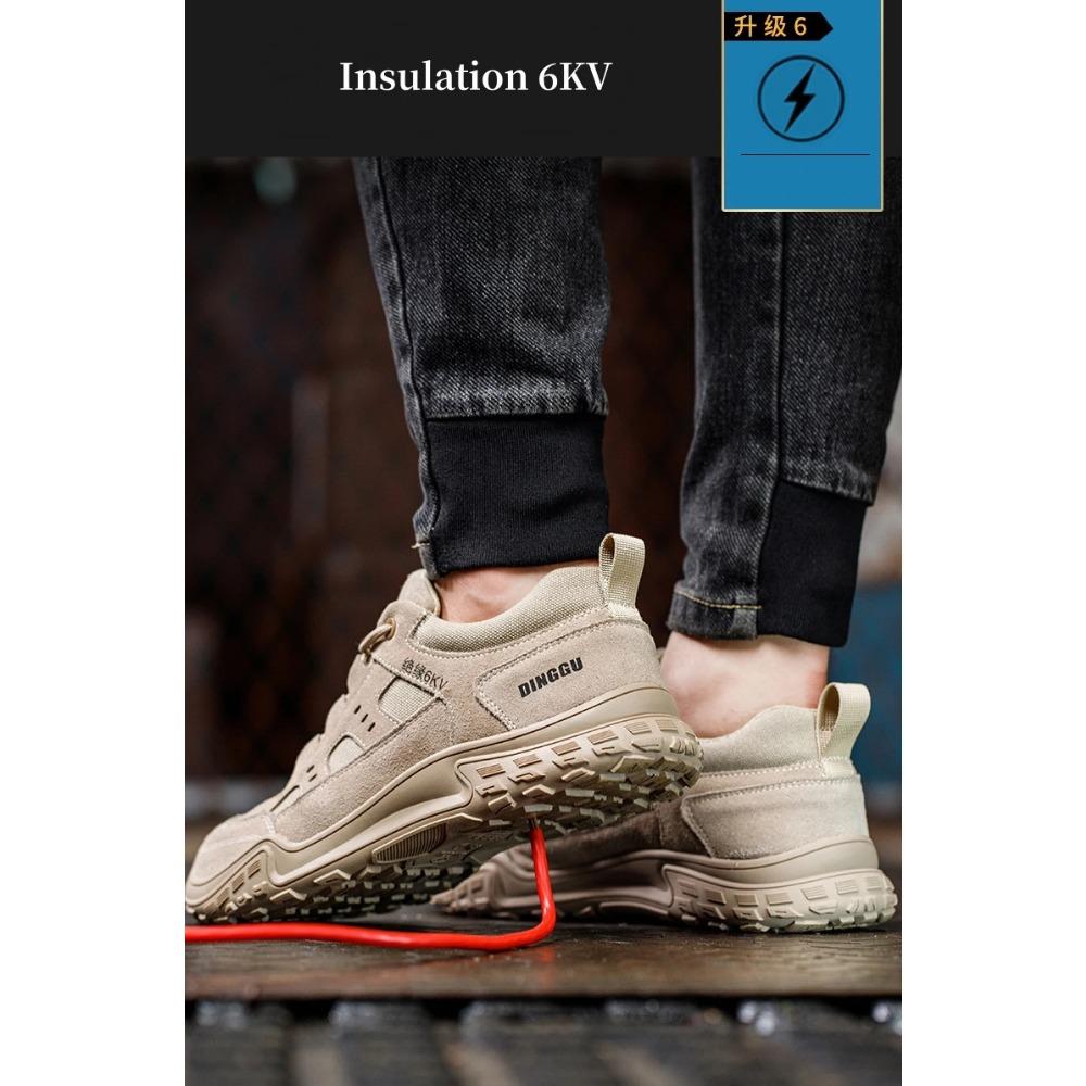 Isolierung 6KV Männer Arbeitssicherheitsschuhe Frauen Arbeits Turnschuhe Unzerstörbar Männer Pannensichere Schutzarbeit Sicherheitsstiefel