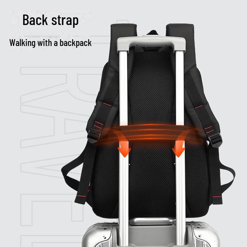 Spine-Protecting, Shock-Resistant Waterproof Backpack for Students