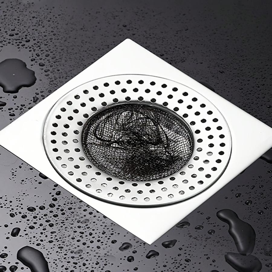 1pc Heavy-duty Cast Iron Mesh Filters – Ideal for Use in Showers, Bathtubs, Sinks, and for Collecting Hair.