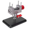   Bench Vise with Base 360 Degree Rotating Sliding Rail Stainless Steel Bench Clamp for Jewelry Making Model Crafts Repair