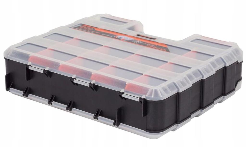 Double-sided workshop organizer with tool holder 32x26 cm