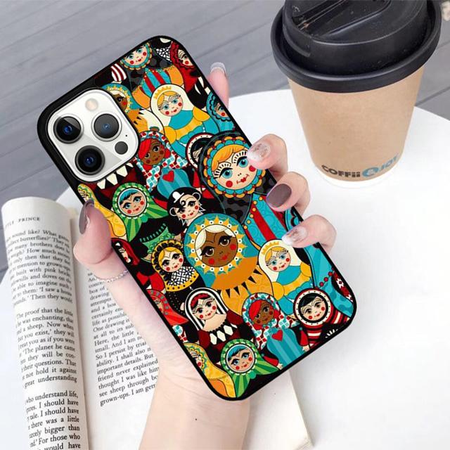 Babushka Matryoshka Red Russian Doll Phone Case Cover For iPhone 17 Air 16 15 14 Plus Apple 11 12 13 Pro Max Coque