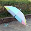 Nanqiao Creative Rainbow Frosted Transparent Umbrella