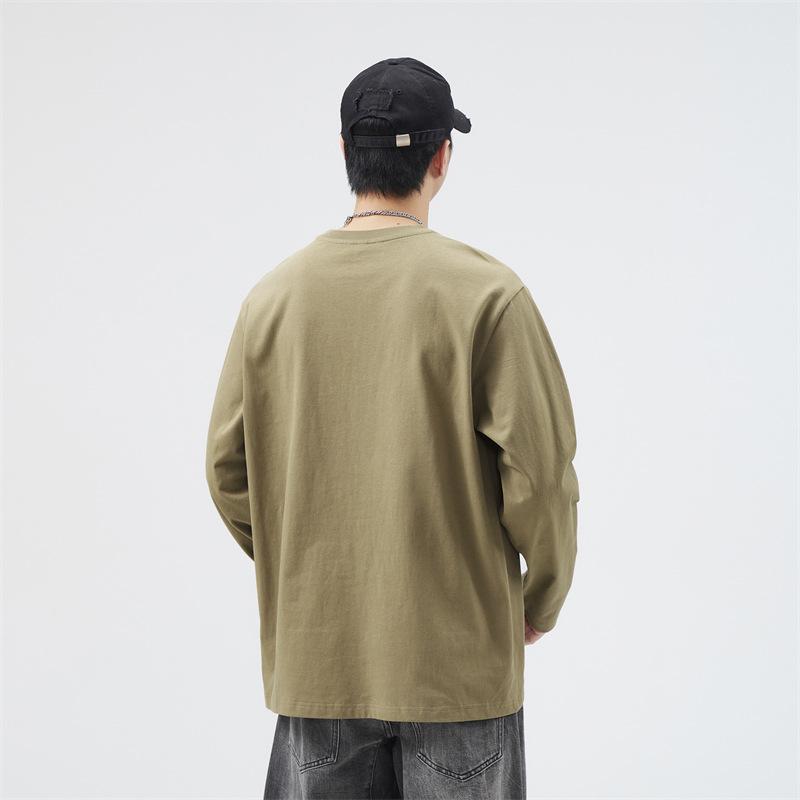 Футболка-свитер с длинными рукавами из хлопка — фото 3