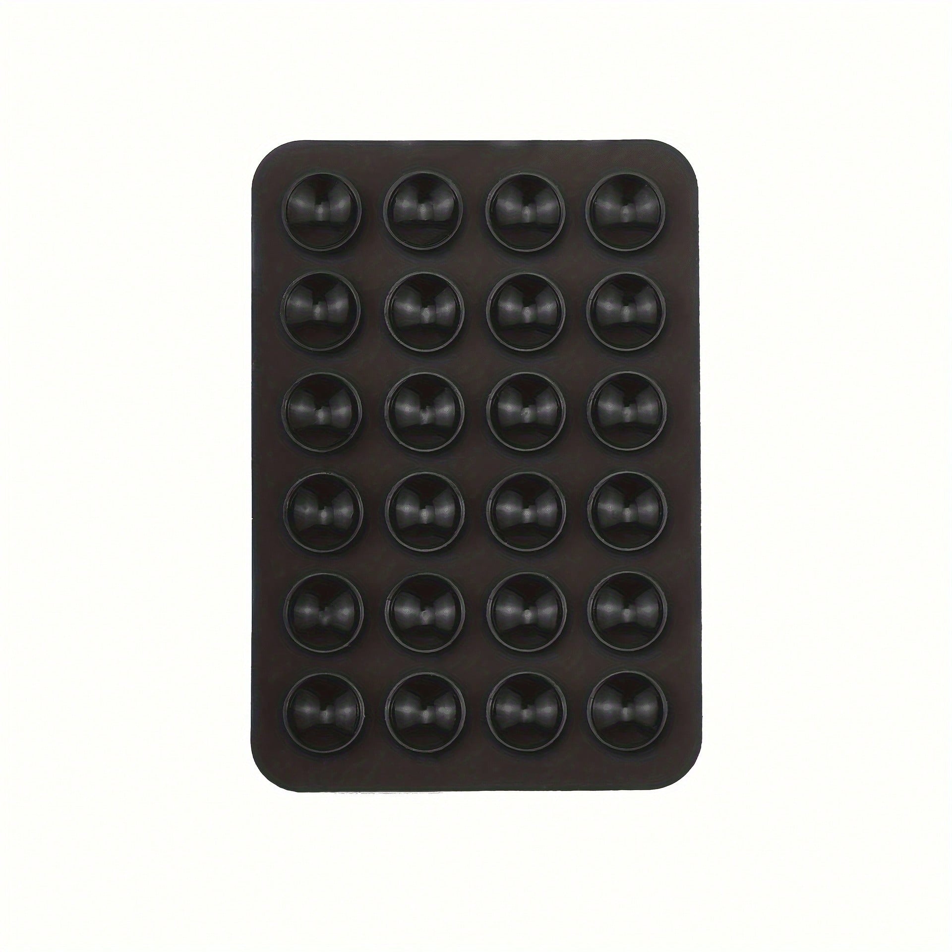 Thickened Suction Cups For Kitchen, Bathroom, Makeup Mirror, And Selfie Use - Elevate Your Content Creation With These Silicone Suction Cups чёрный