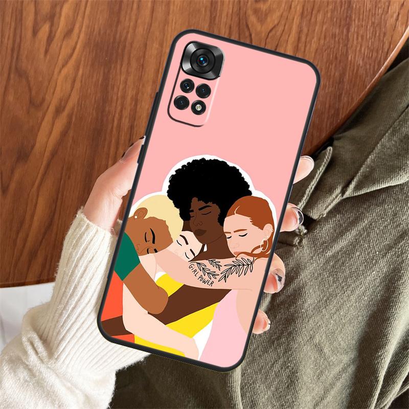 Feminist Girl Power Women Case For Xiaomi Redmi Note 14 Pro 13 12 11 10 15 Pro Plus Redmi 15 C 13 10C 12C 13C 14C Cover