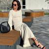 Knitted Backless Long Dress For Women Ruffled Lace Up High Waist Maxi Dresses Femme Party Elegant Bandage Fashion Dress