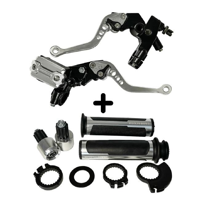

7/8 Universal Motorcycle Brake Master Cylinder 22MM CNC Hydraulic Clutch Lever Adjustment Brake Clutch Handle for Honda Yamaha срібний