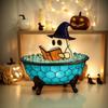 LED Ghost Bubble Bath Lamp Halloween Ghost Night Light Haunted House Glow Light Halloween Home Party Decor Light Horror Ambient