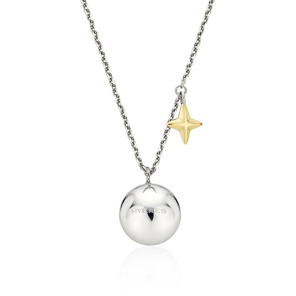 Nova Silver (C) Ball Tag Long Necklace Hl1N54123C9850