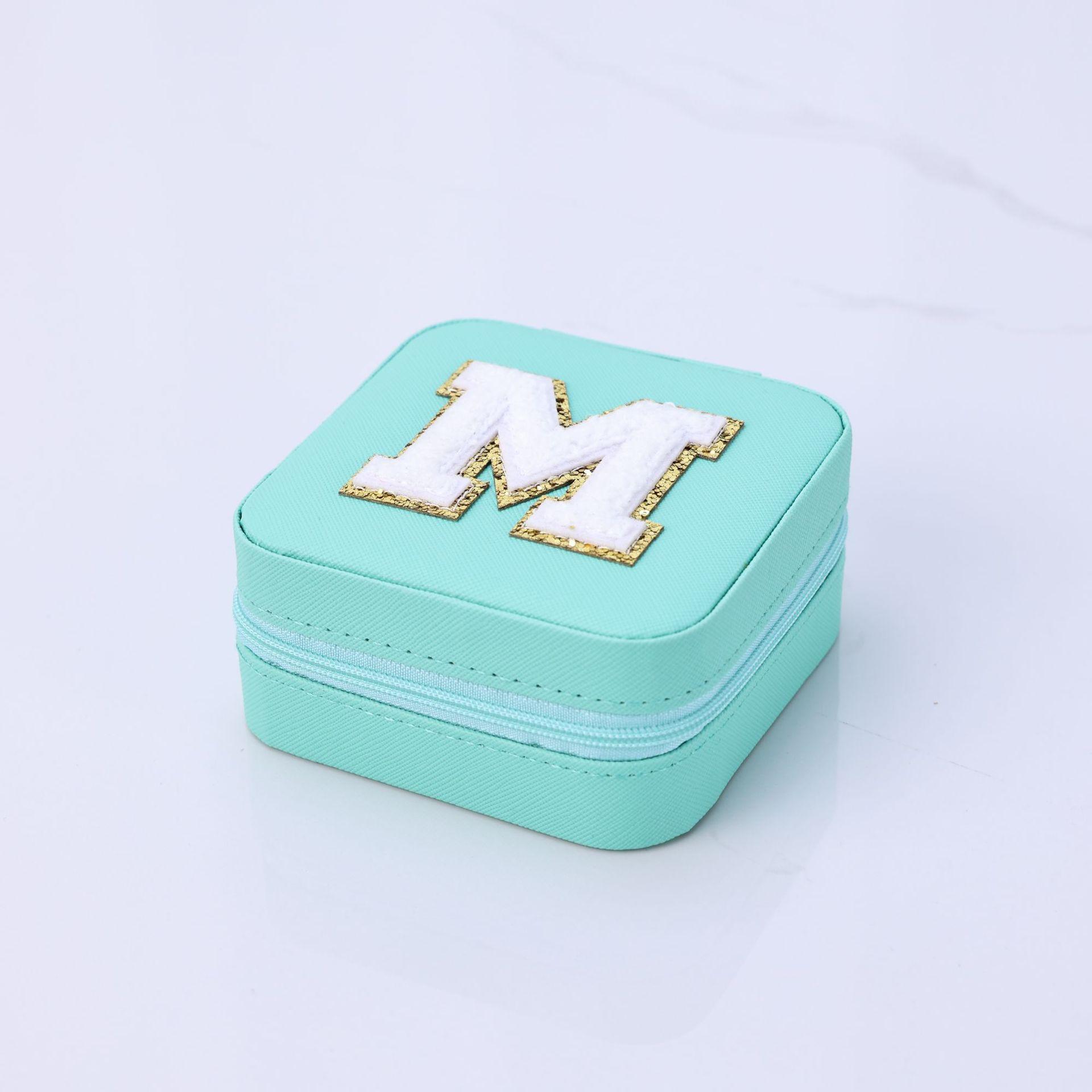 

Mini Letter Jewelry Box Jewelry Zipper Jewelry Bag Portable Jewelry Travel Storage Box 10*10*5