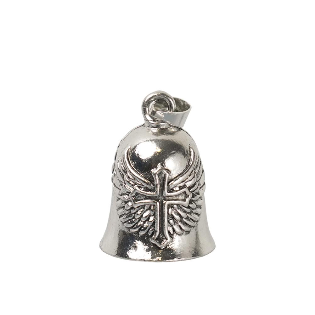 Retro Feather Riding Bell Guardian Motorcycle Biker Riding Bell Motorcycle Decoration Accessories for Biker Riders Bicycle Valentine Gift