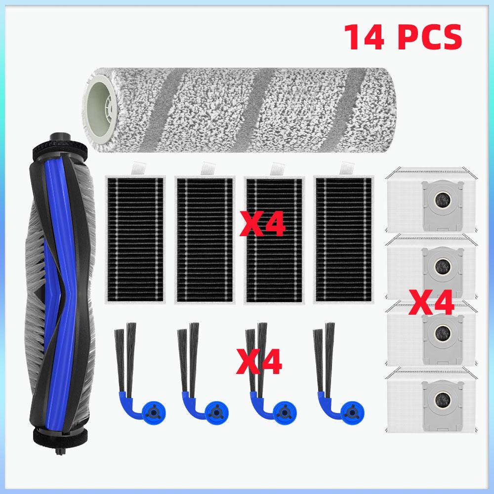 Kompatibilné pre ECOVACS DEEBOOT X11 PRO OMNI Náhradné hlavné kefy bočné kefy HEPA filtre podložky na mopovanie prachové vrecká príslušenstvo