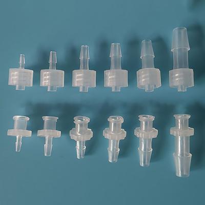 1Pcs Air Valve Pipe Dispensing Glue Subpackaging Syringe Barrel Fitting Luer Lock Adapter PP Material Connector