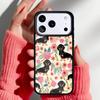 Dackel und Blume Handyhülle für iPhone 17 16 15 14 13 Pro Max Rückabdeckung für 12 11 Pro Coque