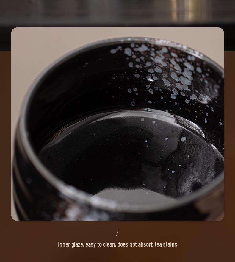 Japanese Ceramic Matcha Tea Set: Large Bowl, Whisk, Sieve, and Bamboo Whisk - 8 Pieces