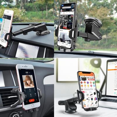 Car Phone Holder for Car Phone Mount Cell Phone Holder for Car Hands Free Phone Mount for Dashboard Windshield Air Vent