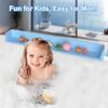 M-Modern-For Tub For Bathtub Splash Guard For Kids, Silicone Water Splash Guard, Tray Holder, Longer Splash Guard B