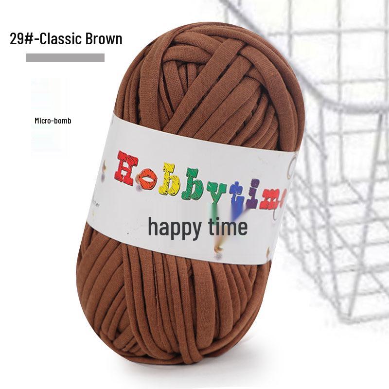 Cloth Strip Yarn DIY Crochet Kit: Handmade Bag, Knitting Material for Cushions, Carpets, and Dolls