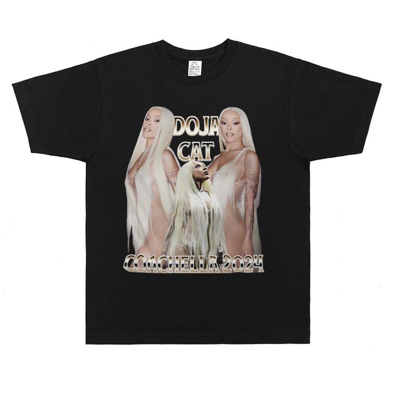 Sexy Doja Cat Graphic Print T Shirt Short Sleeve Unisex Women Hip Hop Oversized Tshirt Male Cotton Tees Unisex's Vintage Streetwear