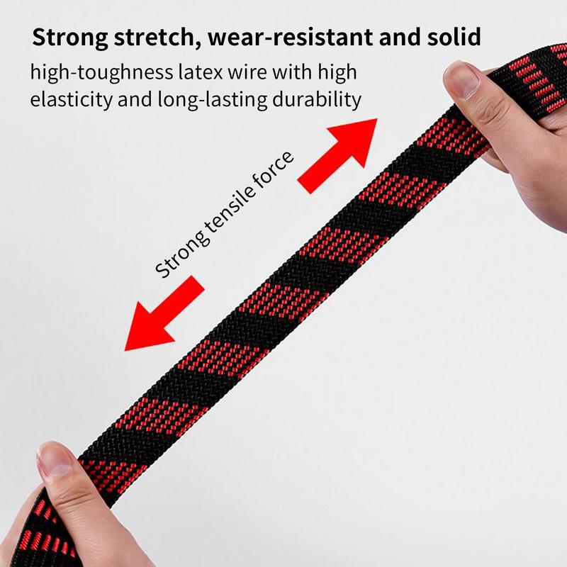 Rubber Bungee Cords 39.37 Inch Bike Extra Strong Outdoor Elastic Rope With Hooks Adjustable Automotive Equipment For BIcycles Or