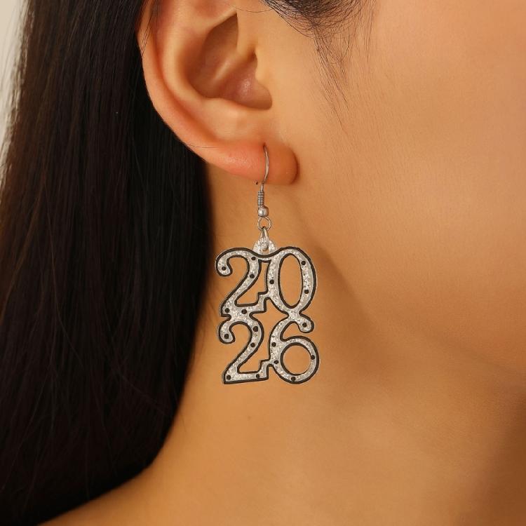 2026 Theme Acrylic Earrings Smooth Surfaces Unique Accessory Casual Formal Earrings Suitable for Fashion Women Present