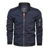 Men's Spring Autumn Baseball Collar Flight Jacket Casual Workwear