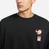 Nike Pánská trička Černá Kulatý výstřih Střední (Unisex) Trička FB9808 010