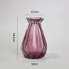 Váza ve tvaru diamantu, domácí dekorace, květina, váza v severském stylu, skleněný květináč, dekorace vázy pro domácí kancelář, suchá květinová váza