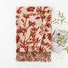 Womens Winter Printed Scarf Thick Warm Faux Cashmere Korean Style Shawl