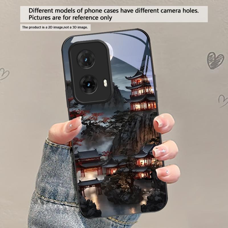 Moonlight Fairy Trail For Motorola Moto Edge 20 Lite 30 Pro 40 Neo 50 Ultra G45 G54 G55 G75 G84 G85 GPlay 23 Glass Phone Case