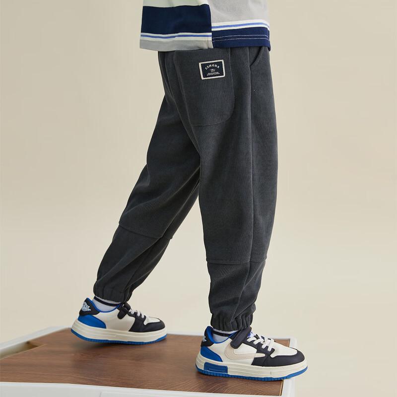 Мальчиковые эластичные вельветовые брюки-джоггеры 110