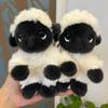 Stuffed Animal Valais Blacknose Sheep Doll Black Face Lamb Plushie Sheep Plush Keychain  Kids Toy