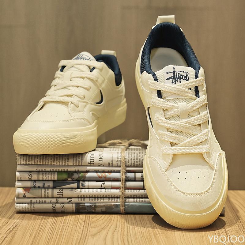 Fashion Men's shoes autumn new casual versatile board shoes thick sole anti slip wear-resistant trendy fashionable sports shoes