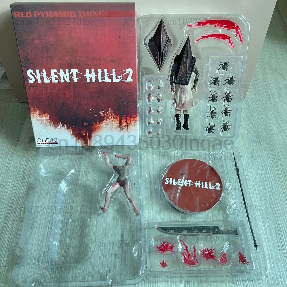 Mezco Toys Silent Hill 2 Ejecutor Piramidal Uno:12 Figuras de Acción Modelo Juguetes Cosa Pirámide Roja Muñeca Articulada Decoración de Habitación