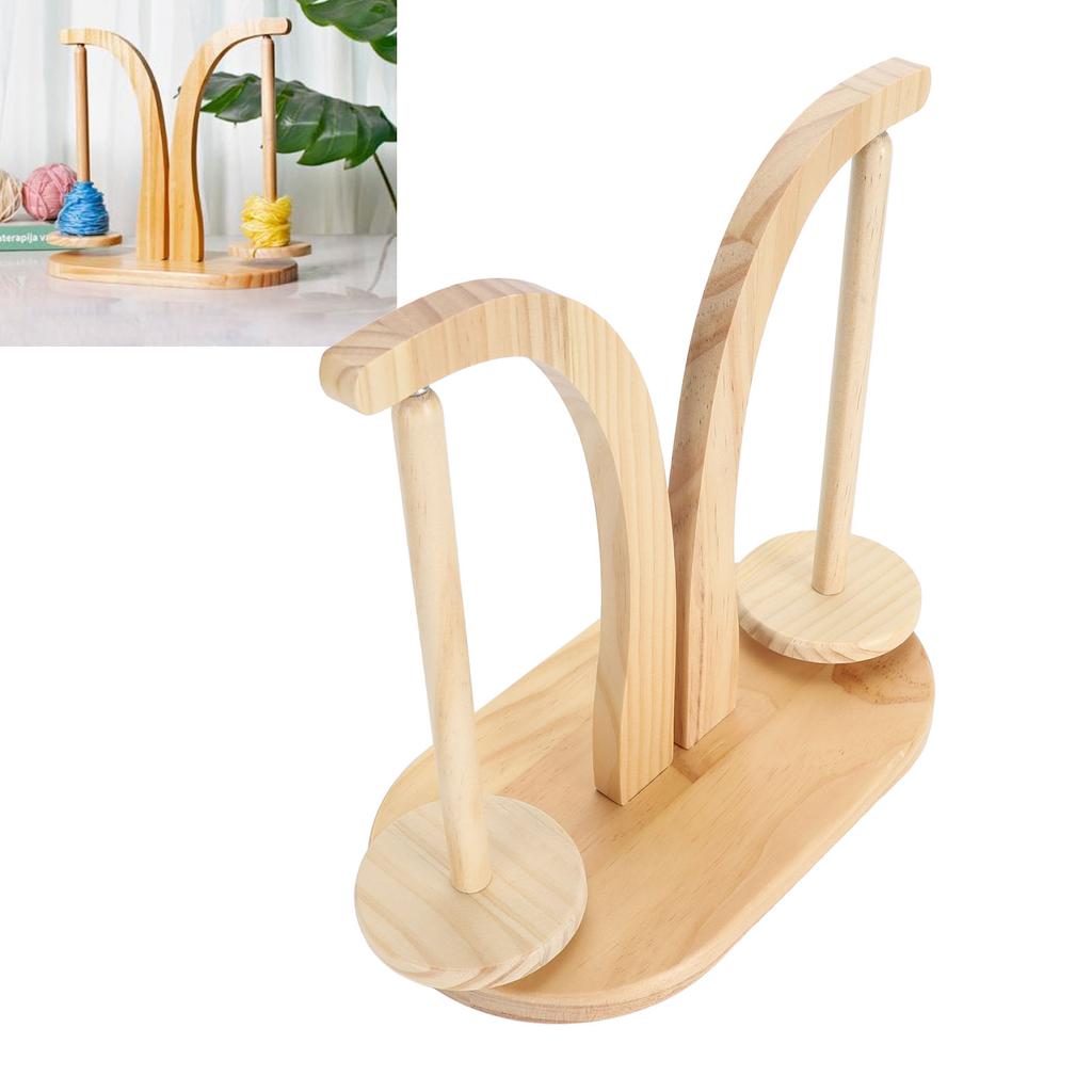 Yarn   Holder Log Dual Axes Rotatable High Performance Magnet Yarn Spindle Dispenser